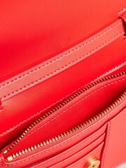 Ted Baker Orange Studded Edge Leather Kahnisa Purse - Image 4 of 5