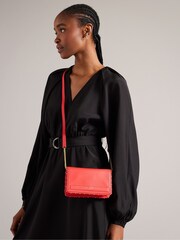 Ted Baker Orange Studded Edge Leather Kahnisa Purse - Image 5 of 5