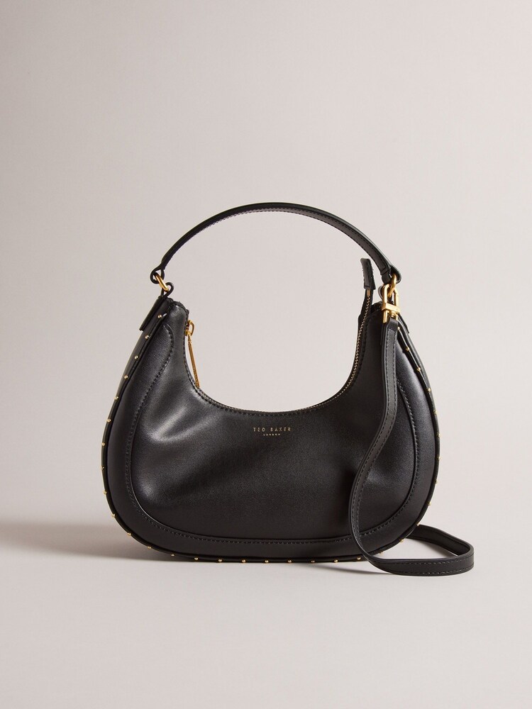Ted Baker Black Kaelyin Mini Studded Baguette Bag - Image 2 of 5