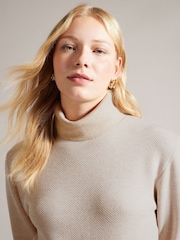Ted Baker Natural Easy Fit Laralee Knit Dress - Image 2 of 4