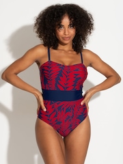 Pour Moi Blue Palermo Swimsuit - Image 1 of 4
