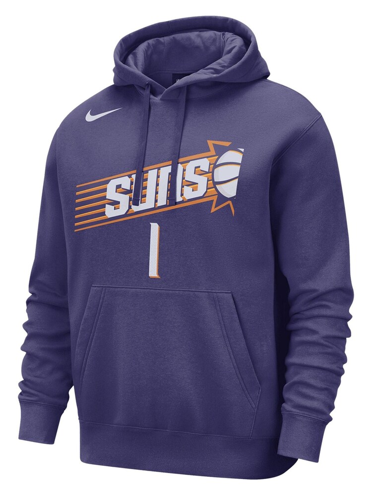 Fanatics Purple NBA Phoenix Suns Name And Number Fleece Hoodie - Devin Booker - Image 2 of 3 Fanatics Purple NBA Phoenix Suns Name And Number Fleece Hoodie - Devin Booker - Image 2 of 3