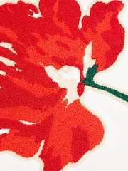 Ted Baker White Marelaa Sweatshirt With Bouclé Flower - Image 5 of 5