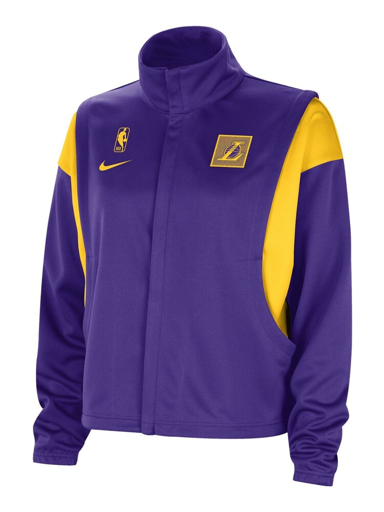 Fanatics Blue NBA Los Angeles Lakers Retro Fly Jacket Womens - Image 2 of 3