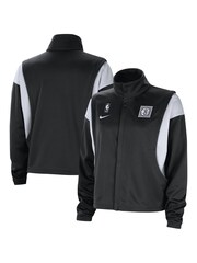 Fanatics NBA Brooklyn Nets Retro Fly Black Jacket Womens - Image 1 of 3