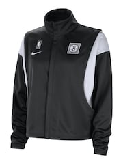 Fanatics NBA Brooklyn Nets Retro Fly Black Jacket Womens - Image 2 of 3