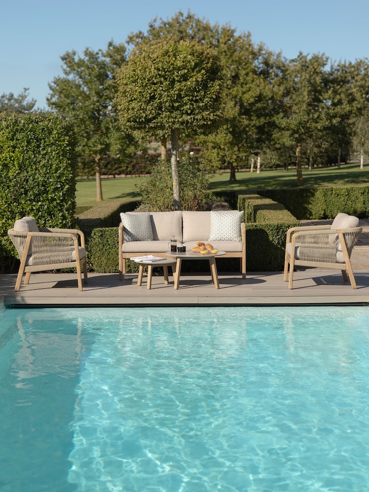 Maze Taupe Garden Martinique 2 Seat Sofa Set - Image 1 of 6