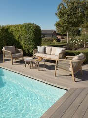 Maze Taupe Garden Martinique 2 Seat Sofa Set - Image 2 of 6