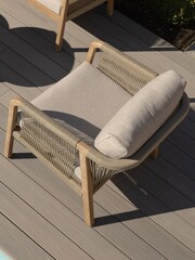 Maze Taupe Garden Martinique 2 Seat Sofa Set - Image 4 of 6