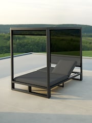 Maze Charcoal Garden Allure Cabana Double Sunlounger - Image 1 of 4