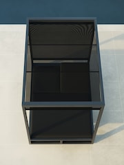 Maze Charcoal Garden Allure Cabana Double Sunlounger - Image 2 of 4