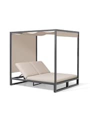 Maze Oatmeal Garden Allure Cabana Double Sunlounger - Image 6 of 6