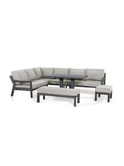 Maze Dove Grey Garden New York 7 Seater Sofa Set - Image 6 of 6