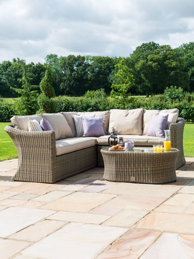 Maze Beige Garden Winchester Small Corner Group with Chair - Image 1 of 6
