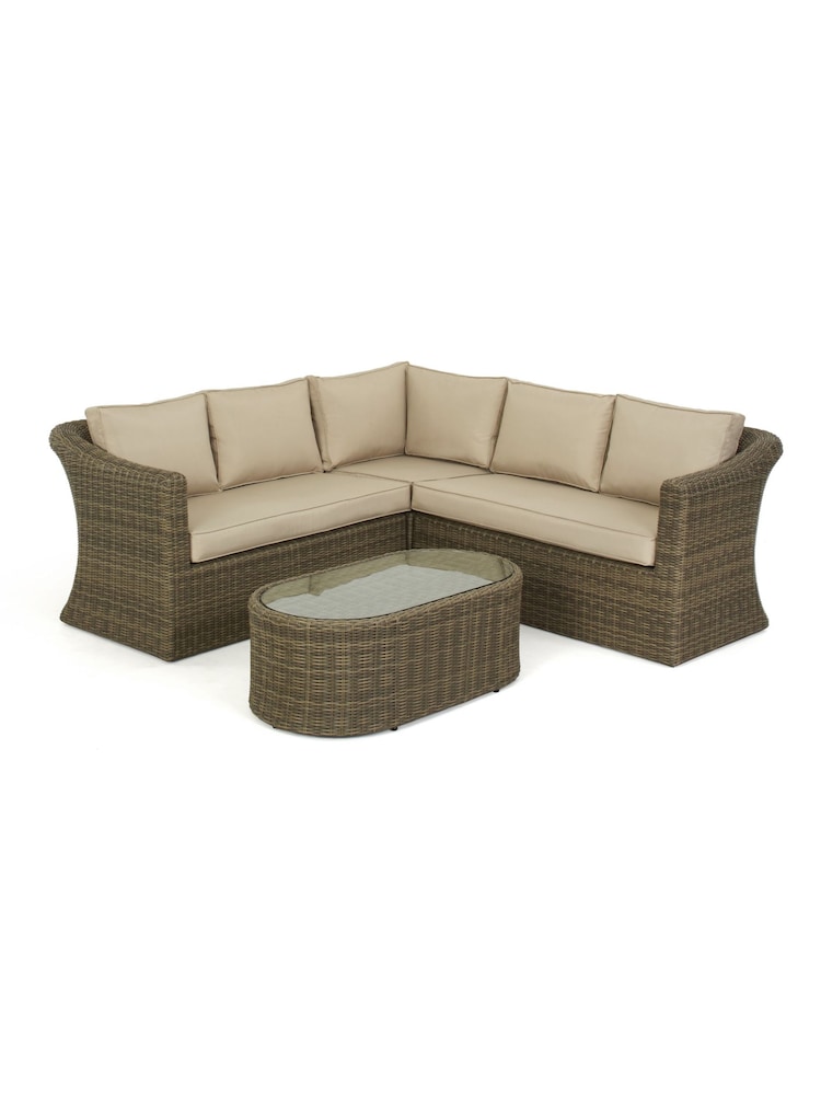 Maze Beige Garden Winchester Small Corner Group with Chair - Image 6 of 6