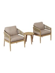 Maze Light Brown Garden Porto Lounge Set - Image 6 of 6