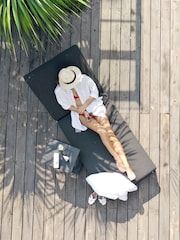 Maze Charcoal Allure Garden Sunlounger - Image 2 of 6