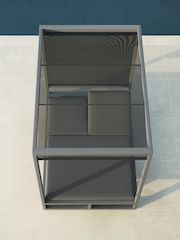 Maze Flanelle Garden Allure Cabana Double Sunlounger - Image 2 of 4
