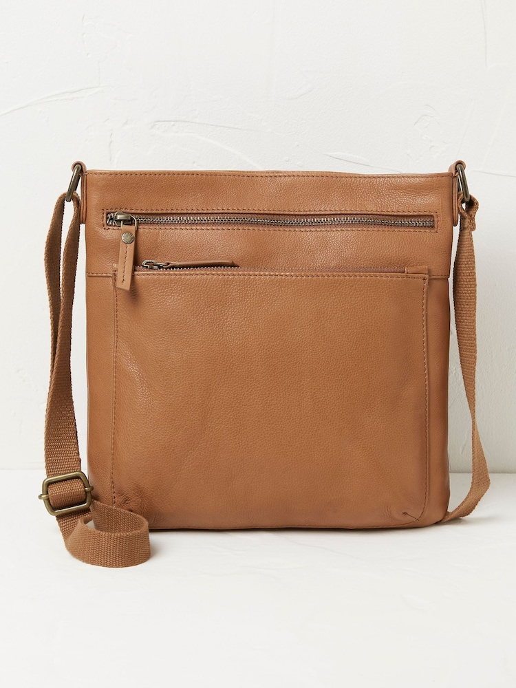 FatFace Allie Tan Brown Crossbody Bag - Image 1 of 2
