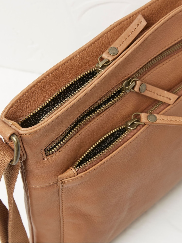 FatFace Allie Tan Brown Crossbody Bag - Image 2 of 2