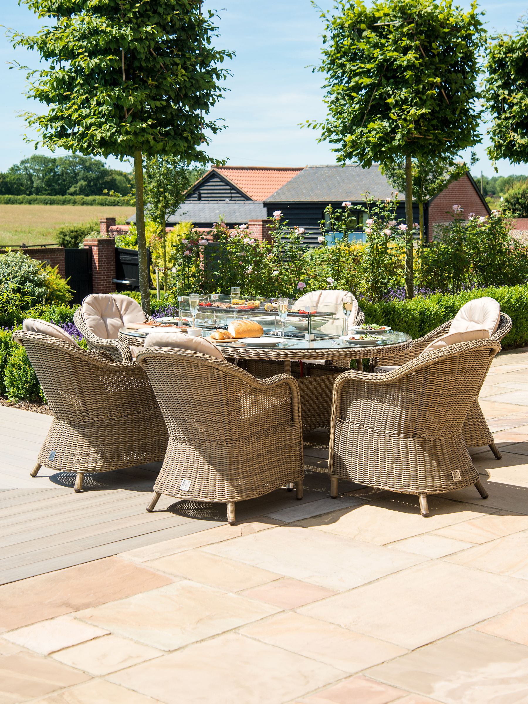 Dining Table Winchester Rattan Maze Rattan Winchester Corner