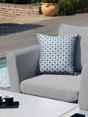 Maze Grey Pulse Garden 3 Seat Sofa Dining Set with Rising Table - Image 5 of 6
