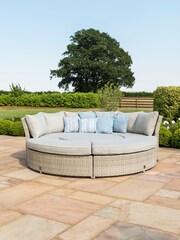 Maze Light Grey Garden Oxford Lifestyle Suite - Image 2 of 6