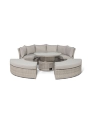 Maze Light Grey Garden Oxford Lifestyle Suite - Image 6 of 6
