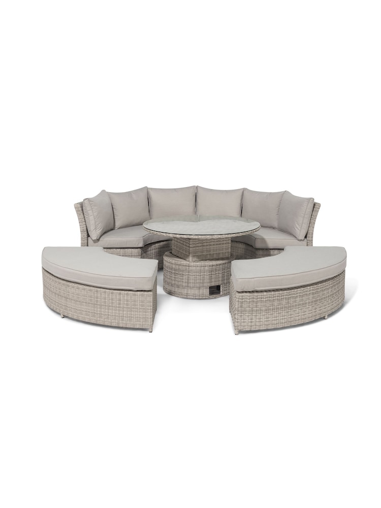 Maze Light Grey Garden Oxford Lifestyle Suite - Image 6 of 6