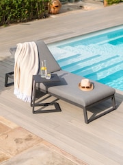 Maze Flanelle Allure Garden Sunlounger - Image 1 of 6
