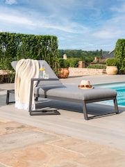 Maze Flanelle Allure Garden Sunlounger - Image 2 of 6