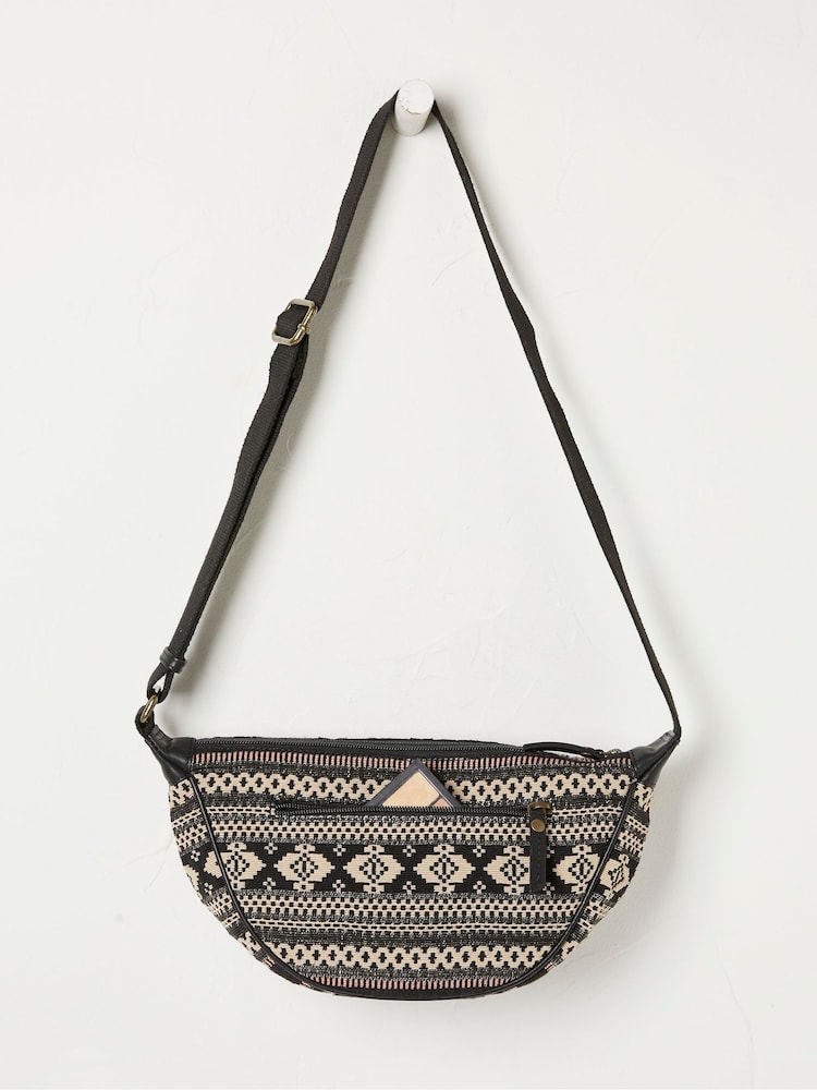 FatFace Jovie Black Sling Woven Bag - Image 2 of 2