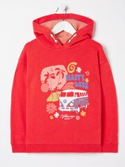 FatFace Red VW Popover Hoodie - Image 4 of 4