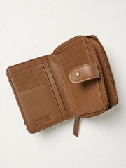 FatFace Etta Black Woven Foldover Purse - Image 2 of 2