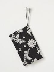 FatFace Elena Black Broderie Wristlet Bag - Image 4 of 4