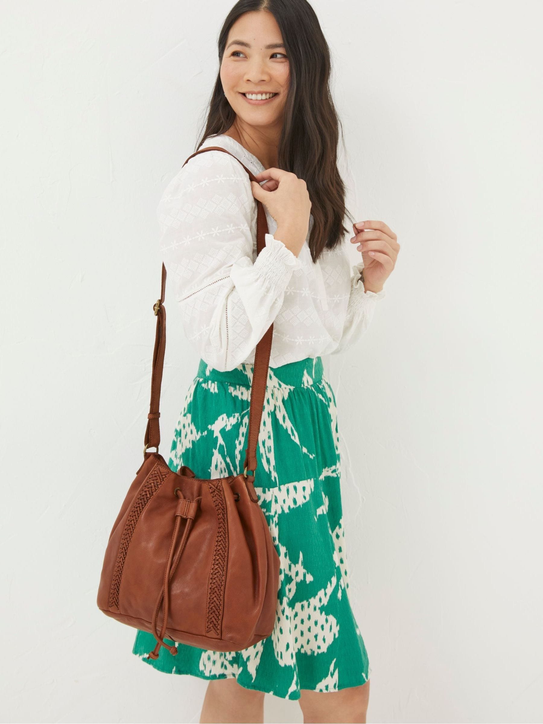 Cath kidston leather bucket bag hot sale