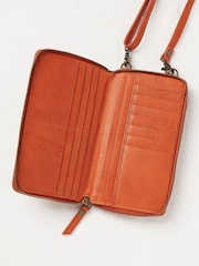 FatFace Louisa Orange Purse Phone Bag - Image 4 of 4