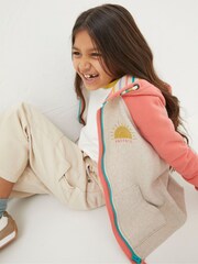 FatFace Chase Natural Sun Zip Through Hoodie - Image 3 of 4