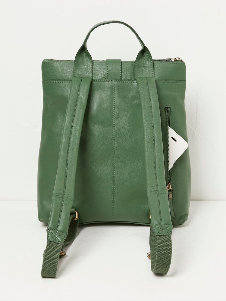 FatFace Green The Ava Backpack - Image 2 of 3