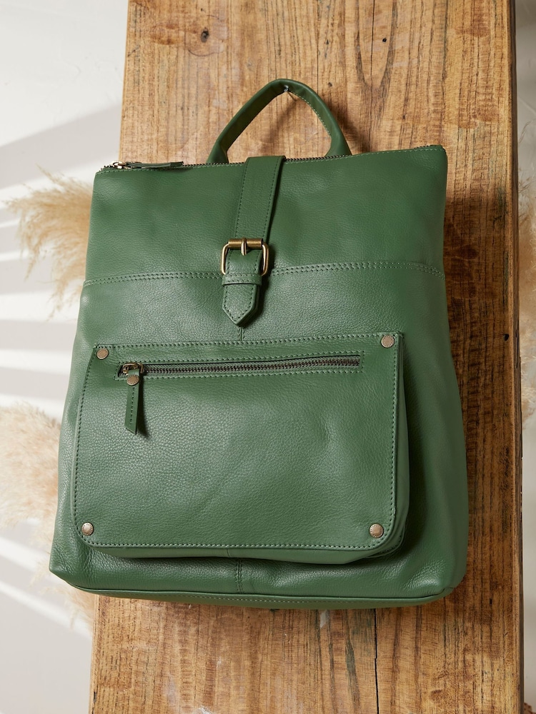 FatFace Green The Ava Backpack - Image 3 of 3
