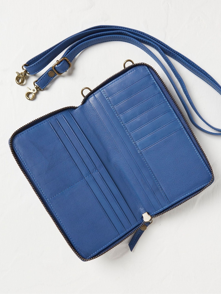 FatFace Louisa Blue Purse Phone Bag - Image 3 of 3