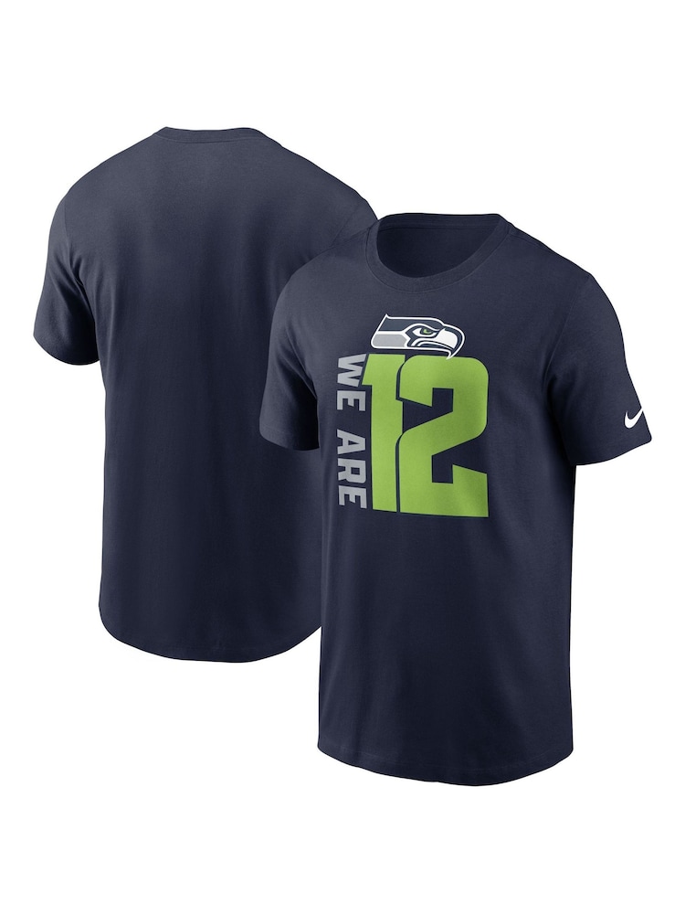 Fanatics Blue NFL Seattle Seahawks Local Essential 100% Cotton T-Shirt - Image 1 of 3