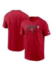 Fanatics Red NFL Tampa Bay Buccaneers Local Essential 100% Cotton T-Shirt - Image 1 of 3