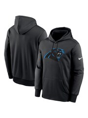 Fanatics NFL Carolina Panthers Therma Logo Black Hoodie - Image 1 of 3