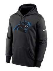 Fanatics NFL Carolina Panthers Therma Logo Black Hoodie - Image 2 of 3