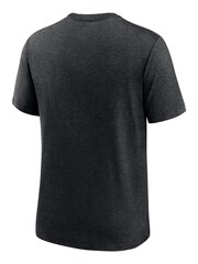 Fanatics NFL Las Vegas Raiders Triblend Helmet Black T-Shirt - Image 3 of 3