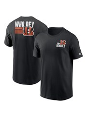 Fanatics NFL Cincinnati Bengals Blitz Team Essential 100% Cotton Black T-Shirt - Image 1 of 3