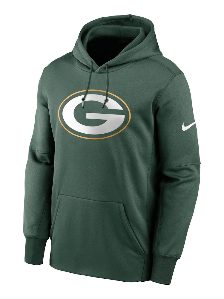 Fanatics Green NFL Bay Packers Therma Logo Hoodie - Image 2 of 3