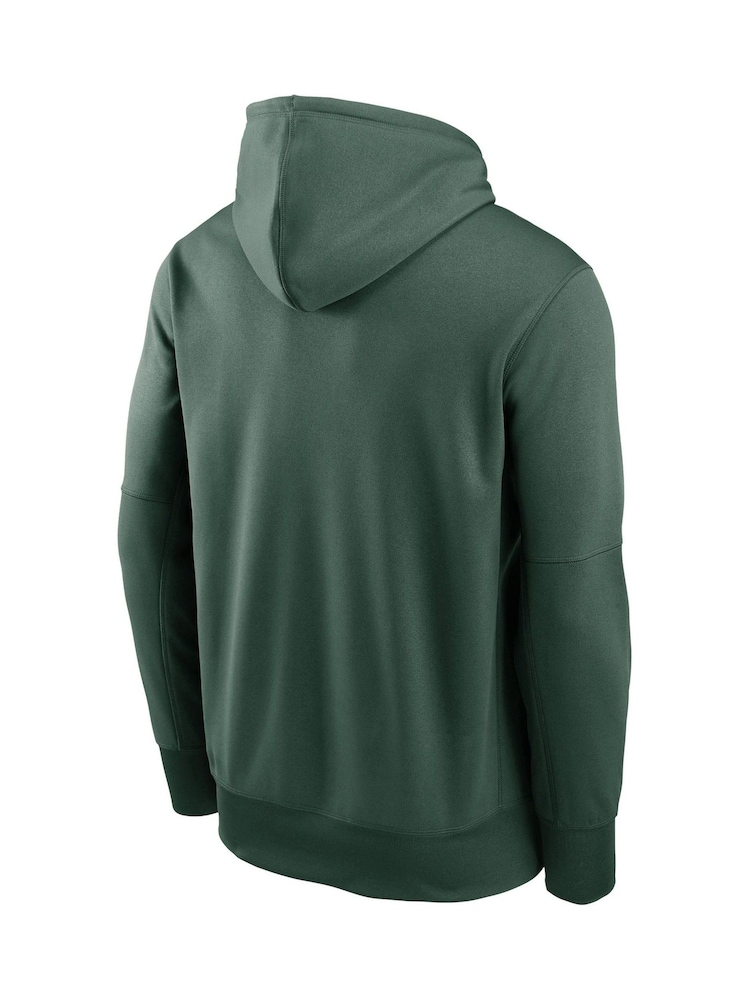 Fanatics Green NFL Bay Packers Therma Logo Hoodie - Image 3 of 3