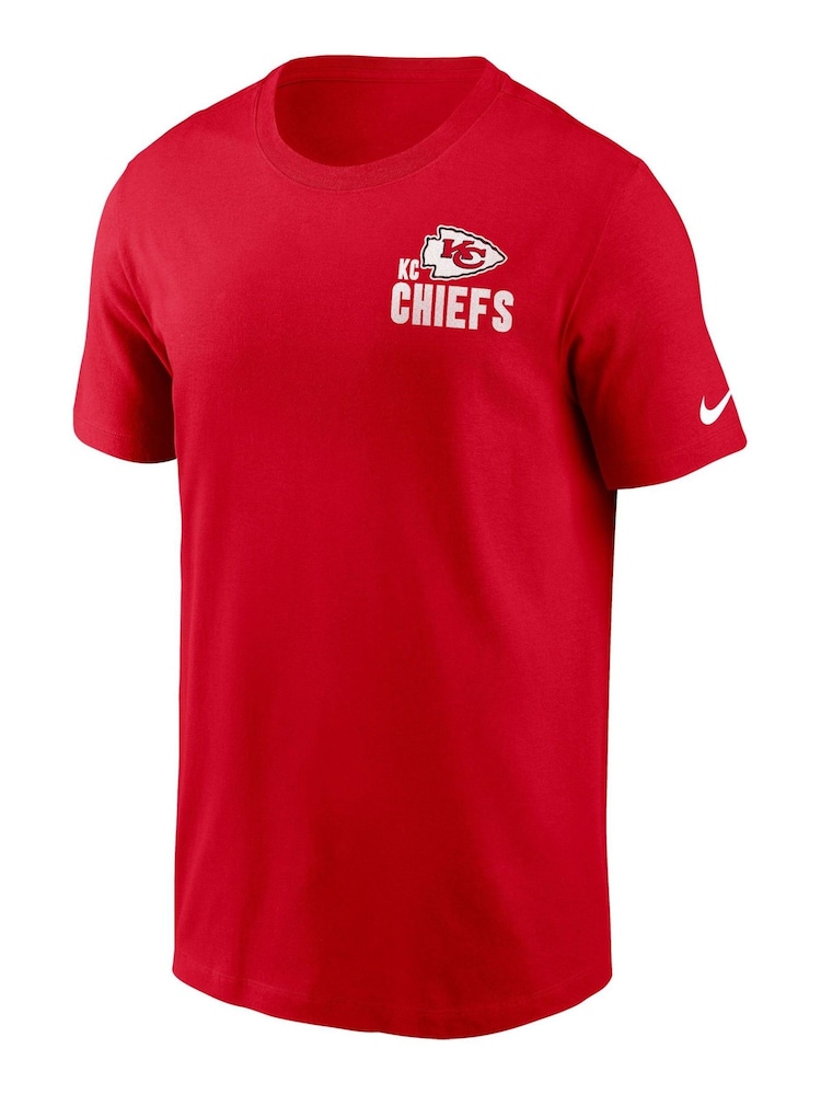 Fanatics Red NFL Kansas City Chiefs Blitz Team Essential 100% Cotton T-Shirt - Image 2 of 3